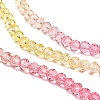 Transparent Painted Glass Beads Strands LS-DGLA-A034-T3mm-A07-4