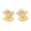 Brass Micro Pave Cubic Zirconia Pendants KK-G544-44G-1