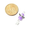 4 Sets Alloy Transparent Stripe Resin Beads Pendants FIND-PH0008-84-3