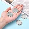 Vintage Tibetan Style Alloy Pendant Cabochon Bezel Settings X-TIBEP-O006-19AS-4