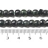 Natural Black Jade Beads Strands G-C179-A14-02-4