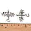 Tibetan Style Alloy Pendant Rhinestone Settings TIBEP-K001-01AS-3
