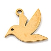 Golden Plated 304 Stainless Steel Pendants STAS-L271-01G-01-1
