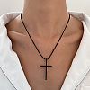 Alloy Cross Pendant Necklaces for Women WH-WG80F80-01-1