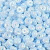 Opaque Colours Luster Glass Seed Beads SEED-P008-01C-09-2