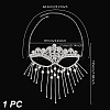 1Pc Alloy Headwear Masquerade Masks AJEW-GA0008-17P-2