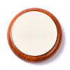 Flat Round Wood Pesentation Jewelry Bracelets Display Tray ODIS-P008-15B-01-2