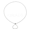 304 Stainless Steel Singapore Chain Necklace Making AJEW-JB01334-02-2