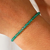 Natural Green Aventurine Beaded Bracelets for Women UZ0240-3