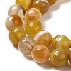 Natural Striped Agate/Banded Agate Beads Strands G-A246-12mm-15-4