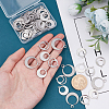 60Pcs 3 Style 201 Stainless Steel Pendants STAS-UN0029-28-2