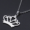 Non-Tarnish 201 Stainless Steel Pendants Necklaces LS-NJEW-S105-JN687-45-1-1