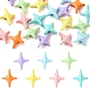 21Pcs 7 Colors Spray Painted Alloy Beads FIND-YW0012-67-1