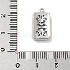 Brass with Clear Cubic Zirconia Pendants LS-KK-Z061-21C-P-3