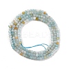 Natural Flower Amazonite Beads Strands X-G-F770-A03-02-3