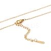 Hugging Human Infinity Love Pendant Necklace for Valentine's Day NJEW-C005-01G-4