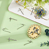 8Pcs Alloy Brooch Convert Pendant Hooks FIND-SC0019-06A-P-4
