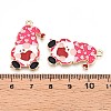 Alloy Enamel Pendants ENAM-T022-01D-3