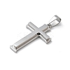 304 Stainless Steel Pendants STAS-G346-15P-2