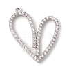 Eco-Friendly Rack Plating Brass Micro Pave Cubic Zirconia Pendants KK-F835-05P-1