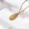 PVD Vacuum Plating 304 Stainless Steel Pendant Necklaces STAS-Z114-17G-1