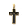 201 Stainless Steel Pendants STAS-C130-01D-G-1