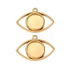 304 Stainless Steel Pendant Cabochon Settings SA-CBAAFB7-04G-1