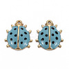 Alloy Enamel Pendants ENAM-N055-027D-NR-2