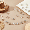 100Pcs Alloy Star Brooch JEWB-FH0002-51P-4