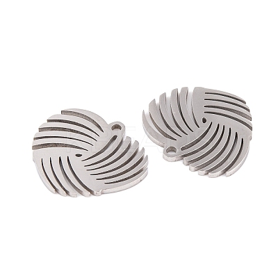 Non-Tarnish 5Pcs 201 Stainless Steel Pendants STAS-M056-02A-P-1