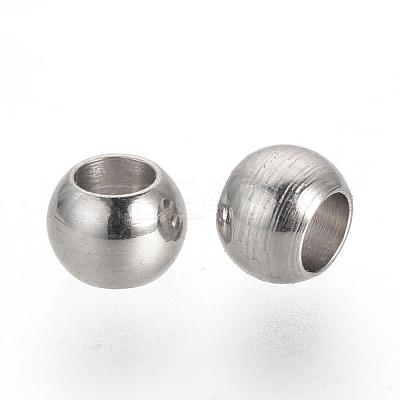 Tarnish Resistant 201 Stainless Steel Spacer Beads STAS-R071-35-1