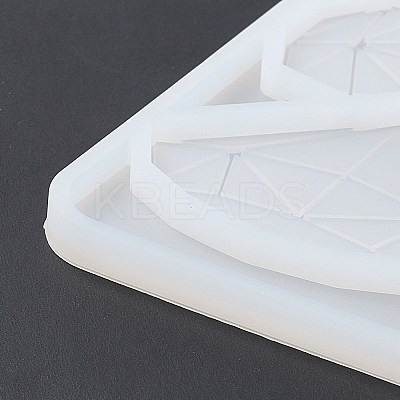 DIY Diamond Ring/Crystal Cluster/Heart Shape Ornament Silicone Molds LS-DIY-E065-04-1