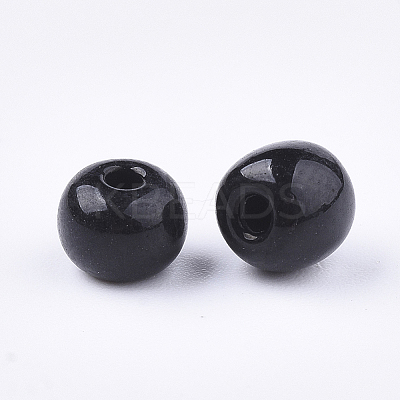 Baking Paint 3/0 Glass Seed Beads SEED-Q025-5mm-M07-1