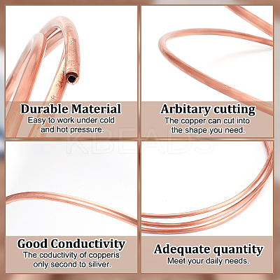 Copper Pipe for Refrigerator Freezer and Air Conditioner CWIR-WH0013-007A-1