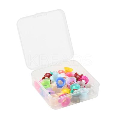 32Pcs 16 Colors Silicone Thin Ear Gauges Flesh Tunnels Plugs FIND-YW0001-16C-1