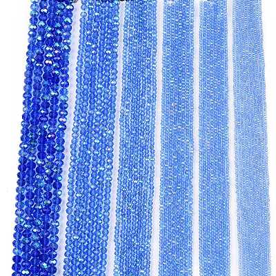 Electroplate Glass Beads Strands LS-EGLA-A044-T2mm-L14-1