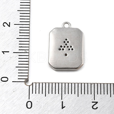 Brass Micro Pave Cubic Zirconia Pendants KK-D283-30P-02-1