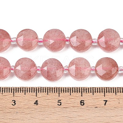 Natural Strawberry Quartz Beads Strands G-F812-C02-01-1