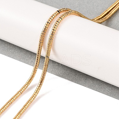 Electroplated Synthetic Non-magnetic Hematite Beads Strands G-H027-G01-01-1