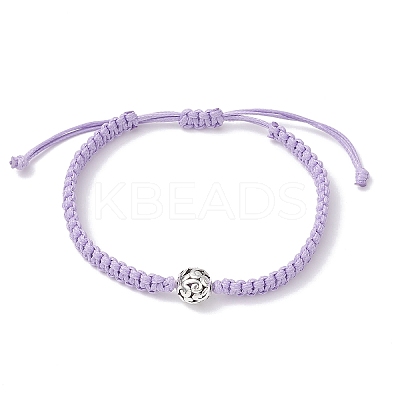 Eco-Friendly Korean Waxed Polyester Cord Braided Bracelet for Women BJEW-JB12503-1