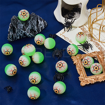 Craft Plastic Toys Bouncy Ball DIY-WH0578-67-1