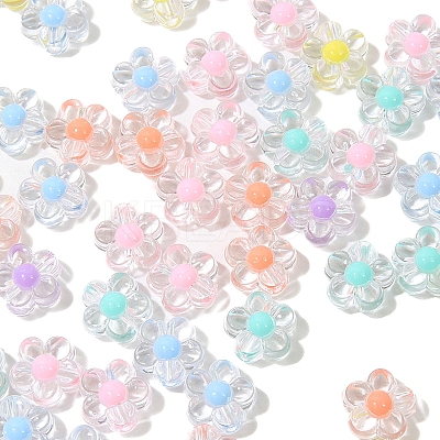 50Pcs Transparent Acrylic Beads PW-WG7CE4A-01-1