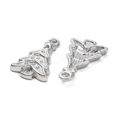 Tibetan Style Christmas Tree Alloy Pendants TIBEP-Q050-08P-RS-1