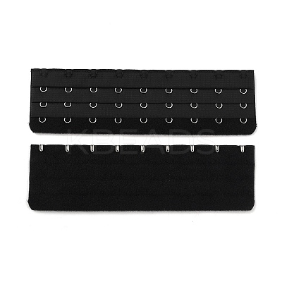 Polyester Women's 3 Rows x 9 Hooks Longline Corset Bra Extender FIND-WH0146-20B-02-1