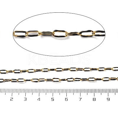 304 Stainless Steel Enamel Cable Chains CHS-R020-02G-10-1