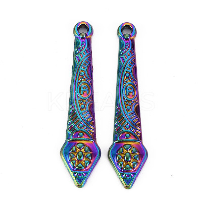 Rainbow Color Alloy Pendants PALLOY-S180-289-NR-1