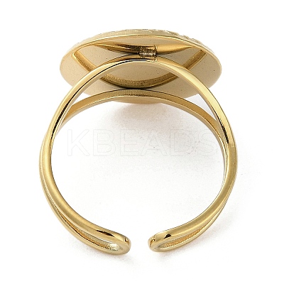 Ion Plating(IP) 304 Stainless Steel Finger Rings RJEW-C075-04A-G-1