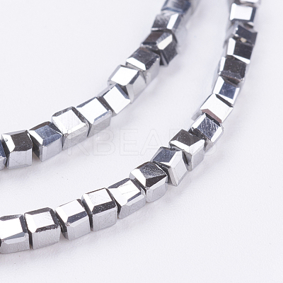 Electroplate Glass Beads Strands EGLA-F013-A01-B-1