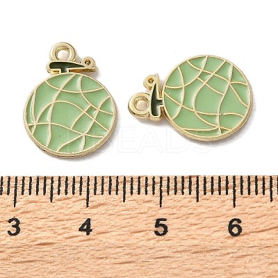 Fruit Alloy Enamel Charms X1-PALLOY-S058-01LG-08-1