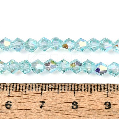 Transparent Glass Beads Strands LS-EGLA-N021-4mm-02-1